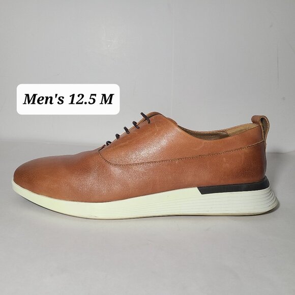 Wolf & Shepherd Crossover Longwing Honey Leather Oxfords Men's 12.5 - Picture 1 of 8